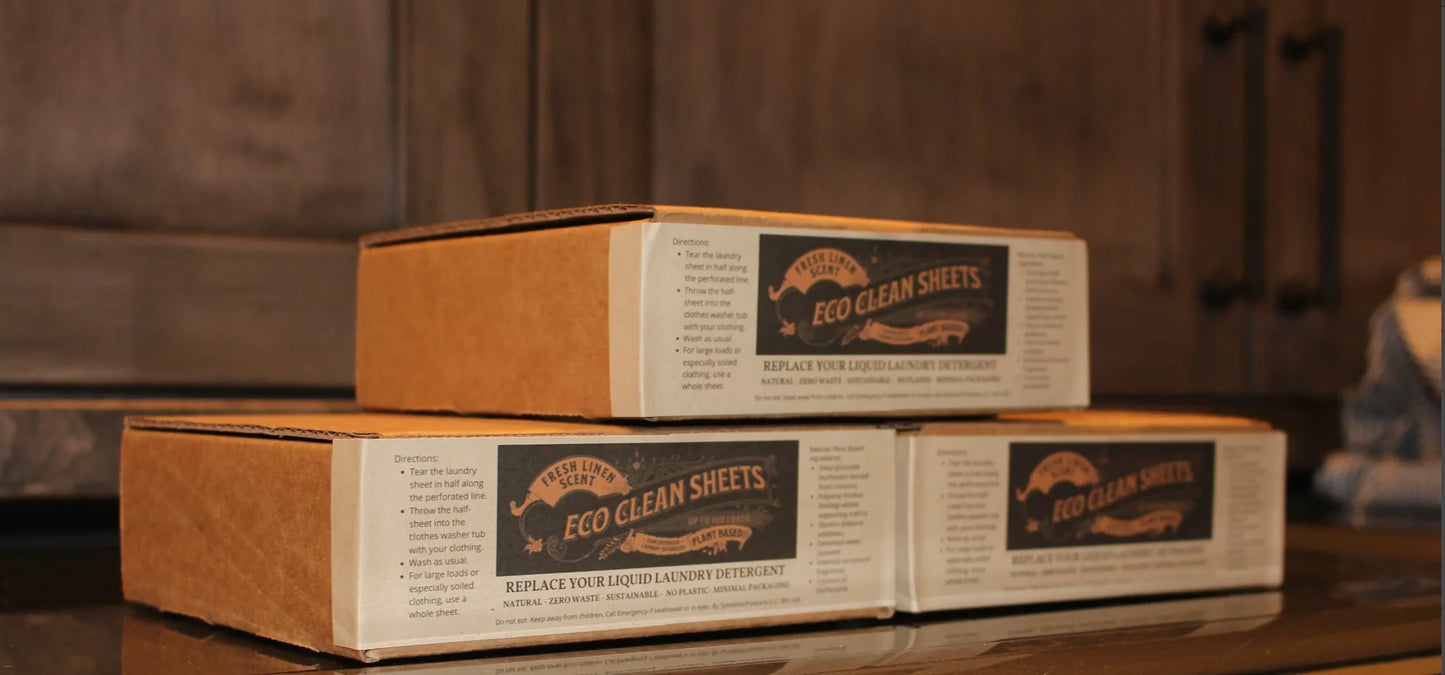 Laundry Detergent Strips - Plastic-free, 100% Plant-based, Hypoallergenic, Vegan, Non-toxic, Travel-friendly