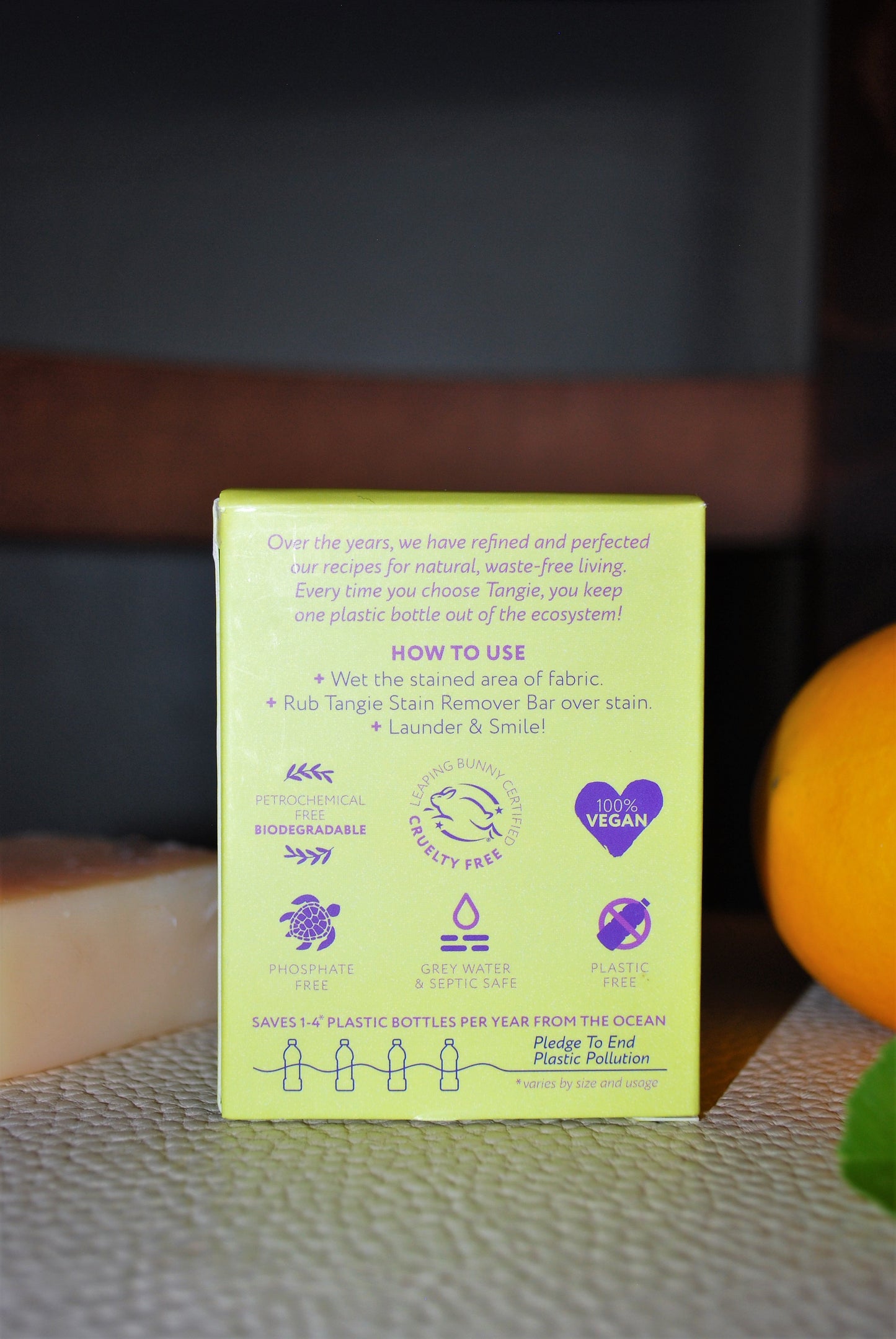 Laundry Stain Remover Bar - Vegan, Plastic-free, Non-toxic