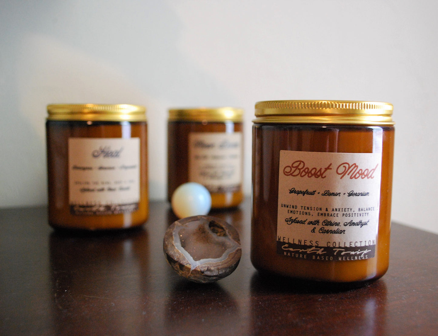 Wellness Soy Candles - Vegan, Small Batch, Local, Zero-waste, Non-toxic