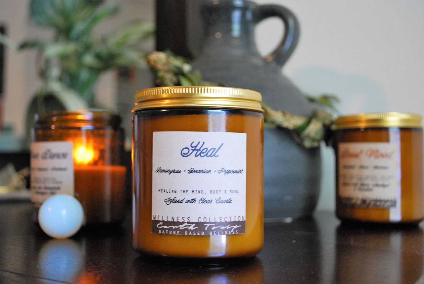 Wellness Soy Candles - Vegan, Small Batch, Local, Zero-waste, Non-toxic