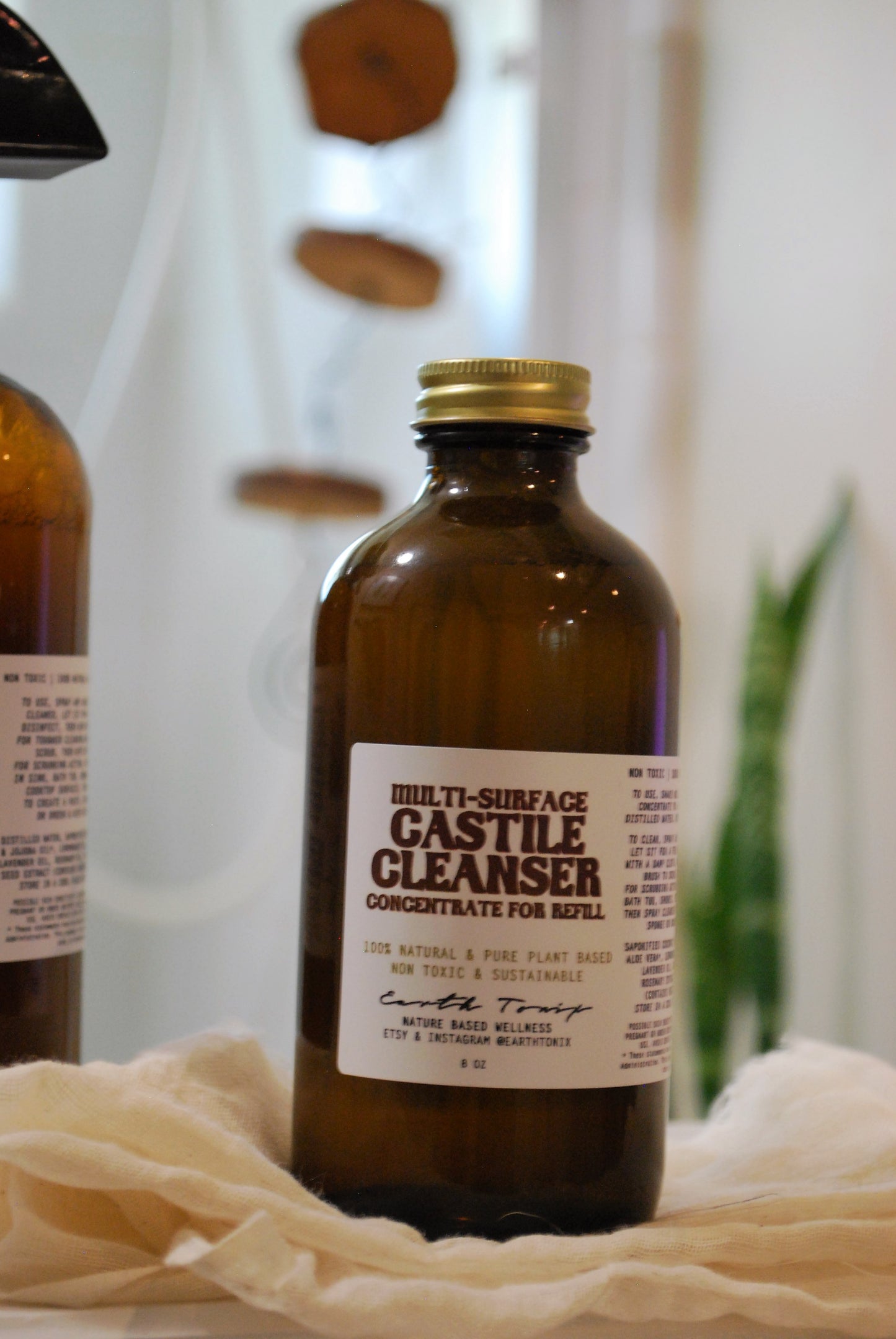 Multi-surface Cleaner Concentrate - Anti-bacterial, Anti-microbial, Anti-viral, Kid-Safe
