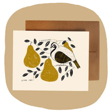 Load image into Gallery viewer, Zero-waste Holiday Greeting Cards - Blank Inside, Plastic-free, Soy-based Ink, Artisan-crafted
