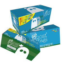 Load image into Gallery viewer, NEW Ghost Bags - 100% Home Compostable &amp; Biodegradable Garbage Bags, Plastic-free alternative, Microplastic-free
