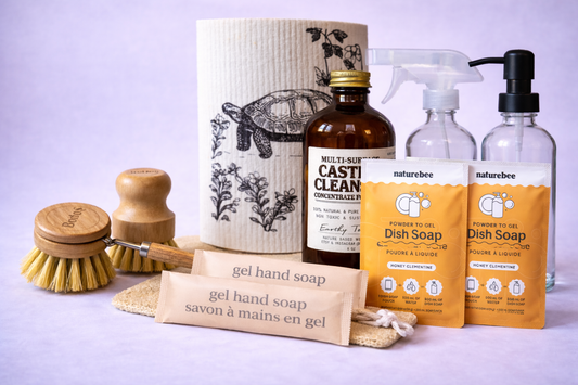 The Non-Toxic Kitchen Reset System - Zero-waste, Antibacterial, Non-toxic, Compostable, Vegan