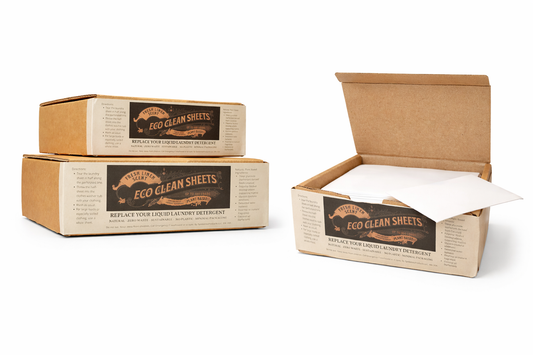 Laundry Detergent Strips - 100% Plastic-free, Plant-based, Hypoallergenic, Vegan, Non-toxic, Travel-friendly