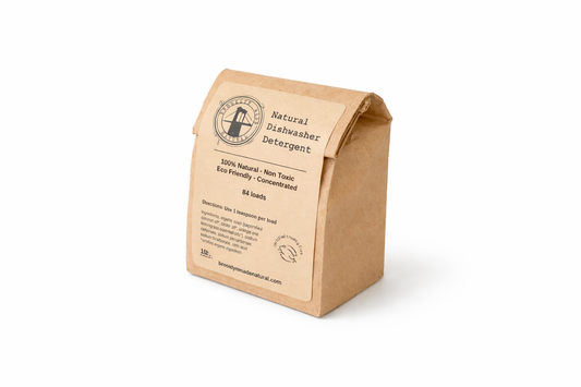 Dishwasher Detergent Powder - Non-toxic, Vegan, Antibacterial, Plant-based, Chemical-free