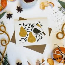 Load image into Gallery viewer, Zero-waste Holiday Greeting Cards - Blank Inside, Plastic-free, Soy-based Ink, Artisan-crafted
