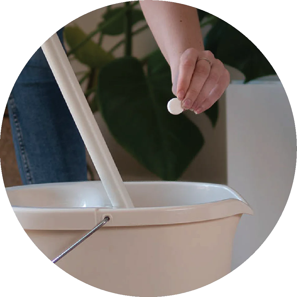 NEW Spray Mop Floor Cleaner Tablets - Antibacterial, Naturally-derived, Vegan, Fragrance-free, Plastic-free