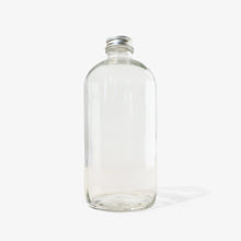 Load image into Gallery viewer, 16oz Glass Bottle w/Aluminum Lid - Zero-waste, Refillable, Reusable, Non-slip, Lead-free
