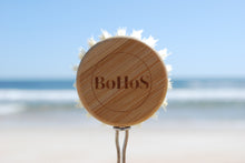 Load image into Gallery viewer, Long-handled Bamboo Pot Scrubber - Compostable, Plastic-free
