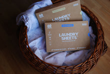 Load image into Gallery viewer, Laundry Detergent Strips - Plastic-free, Vegan, Non-toxic, Hypoallergenic, Travel-friendly
