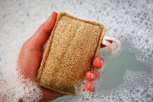 Load image into Gallery viewer, Loofah Sponge - Compostable, Plastic-free
