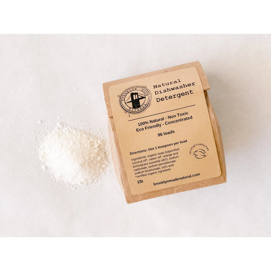 Dishwasher Detergent Powder - Non-toxic, Vegan, Antibacterial, Plant-based, Chemical-free