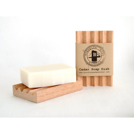 Cedar Soap Dish - Compostable, Plastic-free, Mold-resistant