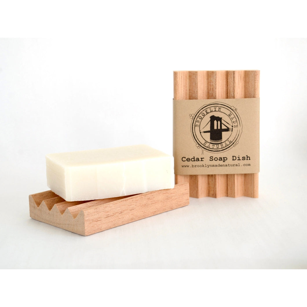 Cedar Soap Dish - Compostable, Plastic-free, Mold-resistant